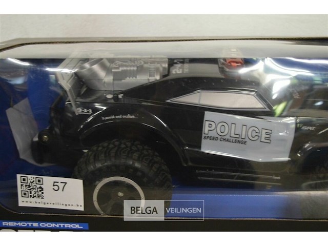 Politie auto met licht en geluid op afstandbediening - afbeelding 2 van  4