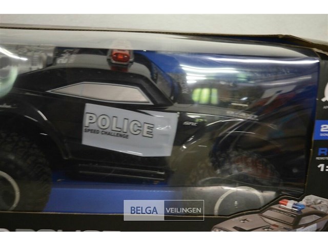 Politie auto met licht en geluid op afstandbediening - afbeelding 3 van  4