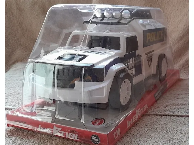 Politie auto orde handhaving 34 x 16 x 15 cm - 2 stuks - afbeelding 3 van  5