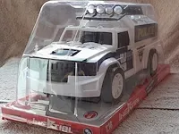Politie auto orde handhaving 34 x 16 x 15 cm - 2 stuks - afbeelding 3 van  5