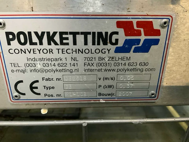 Polyketting dubbele transportband - afbeelding 7 van  7