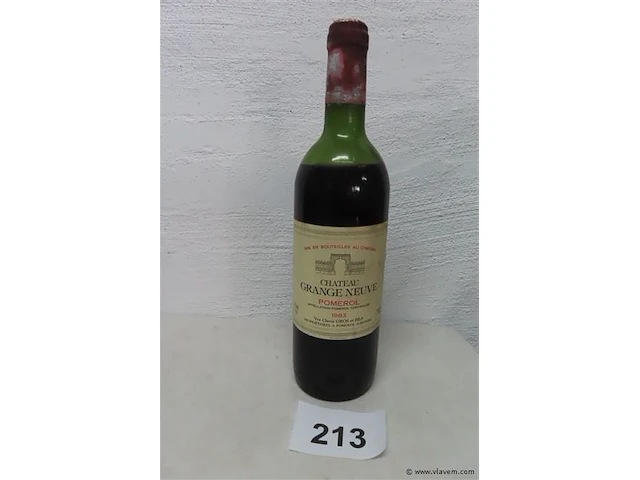 Pomerol chateau grange neuve 1983 - afbeelding 1 van  3