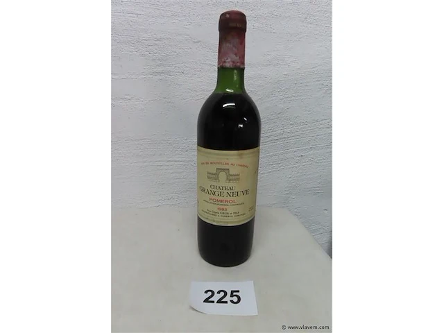 Pomerol chateau grange neuve 1983 - afbeelding 1 van  3