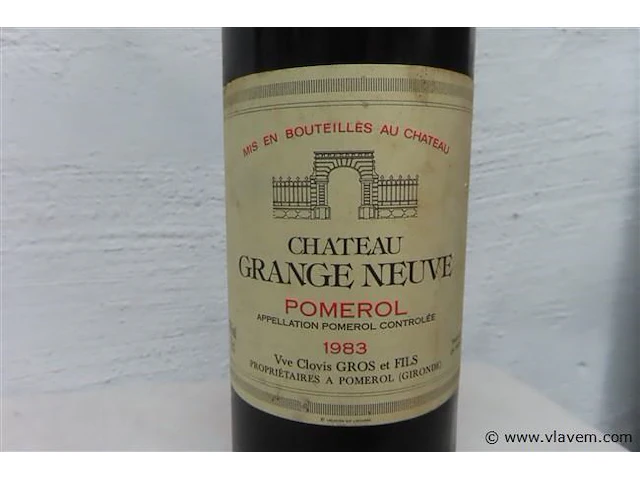 Pomerol chateau grange neuve 1983 - afbeelding 2 van  3