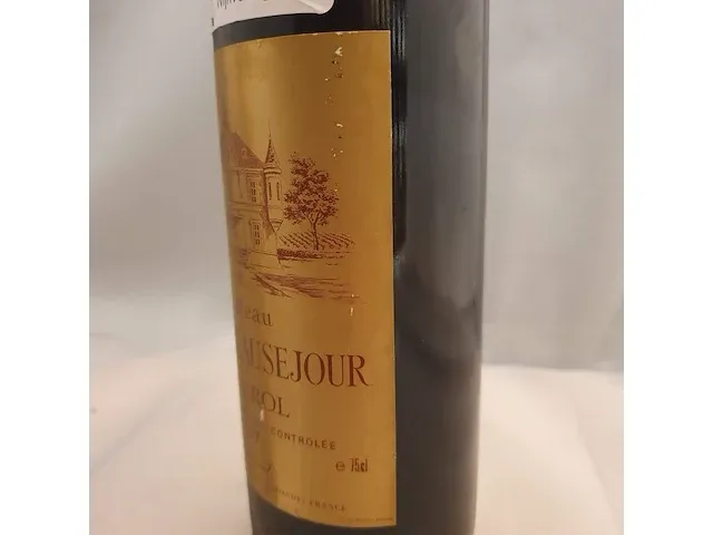 Pomerol château petit - beausejour 750ml 1977 - afbeelding 4 van  6