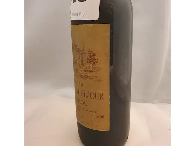 Pomerol château petit - beausejour 750ml 1977 - afbeelding 4 van  7