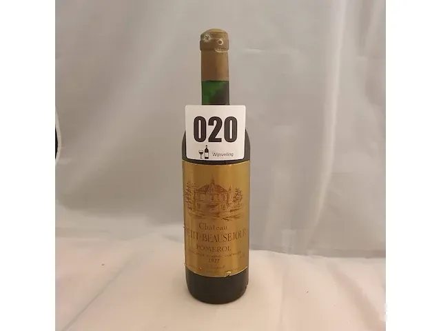 Pomerol château petit - beausejour 750ml 1977 - afbeelding 1 van  7