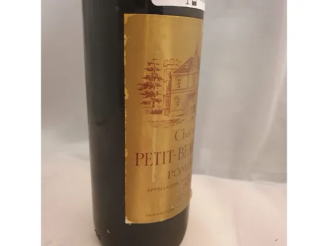Pomerol château petit - beausejour 750ml 1977 - afbeelding 3 van  7