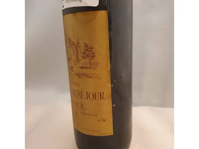 Pomerol château petit - beausejour 750ml 1977 - afbeelding 4 van  6