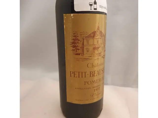 Pomerol château petit - beausejour 750ml 1977 - afbeelding 3 van  6