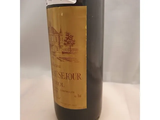 Pomerol château petit - beausejour 750ml 1977 - afbeelding 4 van  6