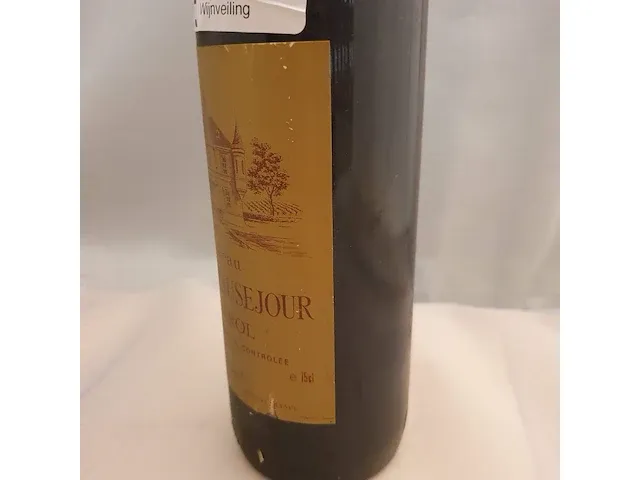 Pomerol château petit - beausejour 750ml 1977 - afbeelding 4 van  7
