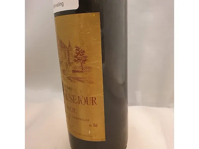 Pomerol château petit - beausejour 750ml 1977 - afbeelding 4 van  6