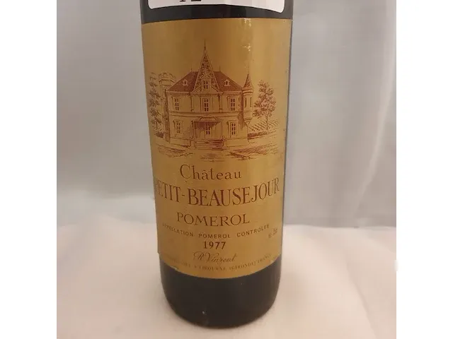 Pomerol château petit - beausejour 750ml 1977 - afbeelding 2 van  6