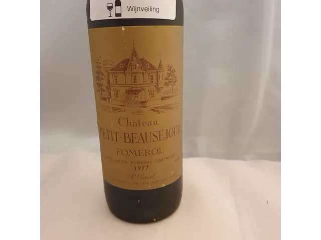 Pomerol château petit - beausejour 750ml 1977 - afbeelding 2 van  7