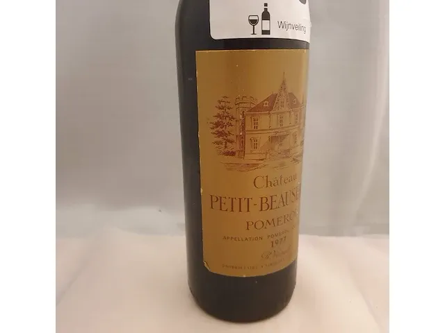 Pomerol château petit - beausejour 750ml 1977 - afbeelding 2 van  5