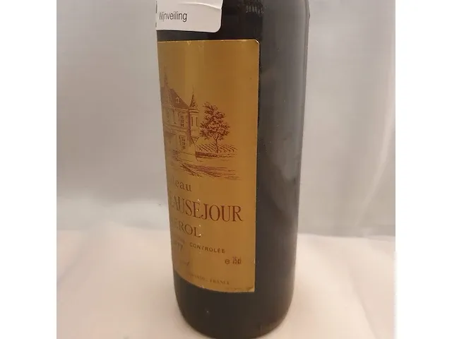 Pomerol château petit - beausejour 750ml 1977 - afbeelding 3 van  5