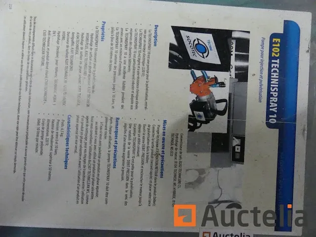 Pomp voor injectie en spuiten socotec e102 tenchispray 10 - afbeelding 5 van  5