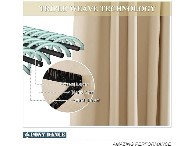 Pony dance gordijnen voor buiten - afbeelding 3 van  3