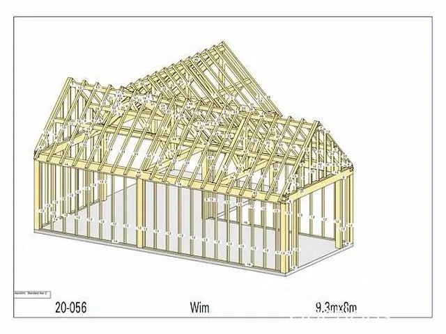 Poolhouse douglas 9,3x3,75 - afbeelding 1 van  15
