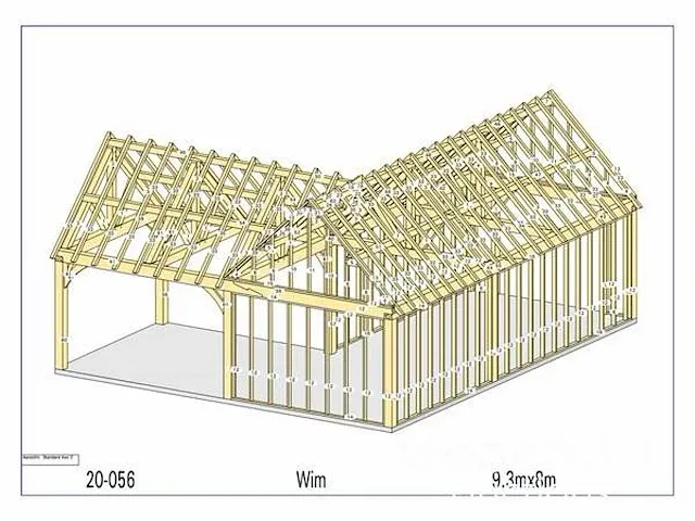 Poolhouse douglas 9,3x3,75 - afbeelding 8 van  15