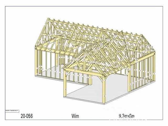Poolhouse douglas 9,3x3,75 - afbeelding 12 van  15