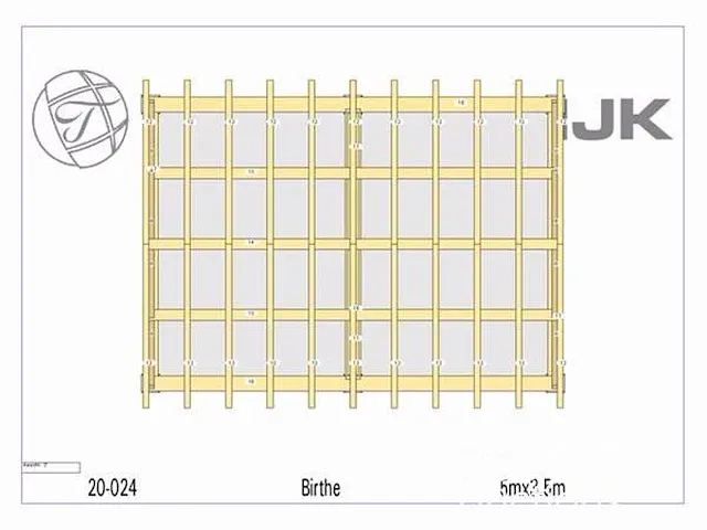 Poolhouse fijnspar 5x3,5 - afbeelding 2 van  19