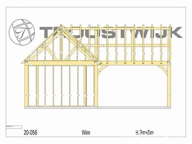 Poolhouse fijnspar 9,3x3,75 - afbeelding 12 van  15