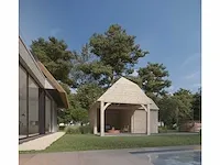 Poolhouse met dak en wandbekleding (fijnspar) - afbeelding 1 van  29