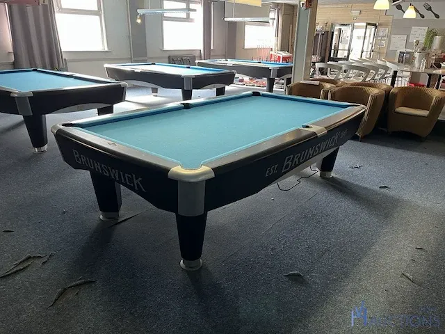Pooltafel brunswick - afbeelding 1 van  8