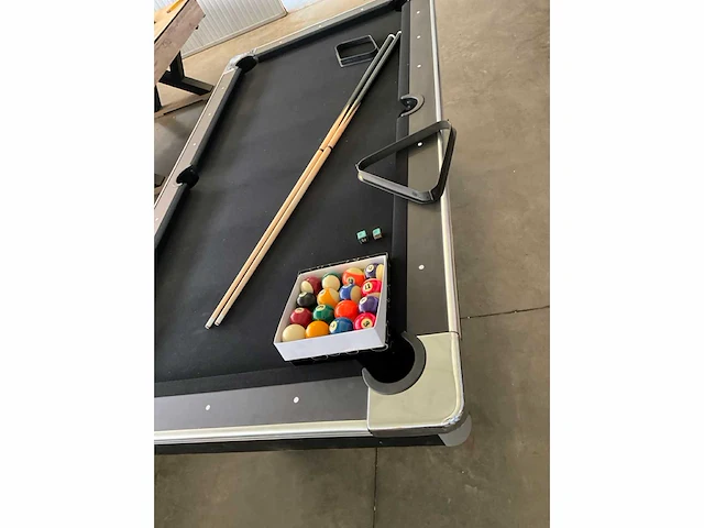 Pooltafel detroit 7ft zwart - afbeelding 3 van  7