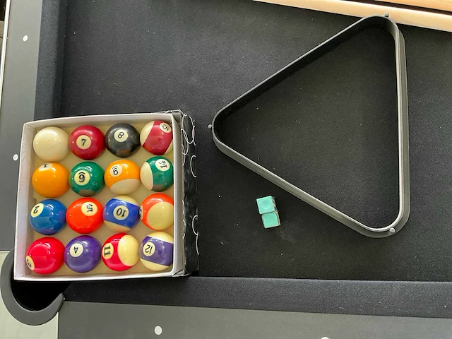 Pooltafel detroit 7ft zwart - afbeelding 6 van  7