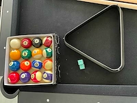 Pooltafel detroit 7ft zwart - afbeelding 6 van  7
