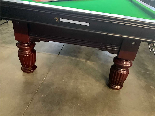 Pooltafel massief hout - afbeelding 2 van  9