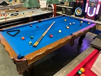 Pooltafel massief hout - afbeelding 5 van  11