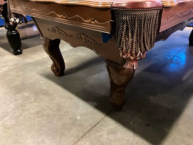 Pooltafel massief hout - afbeelding 6 van  11