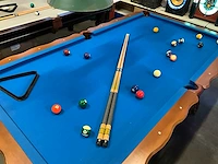 Pooltafel massief hout - afbeelding 8 van  11
