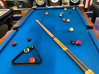 Pooltafel massief hout - afbeelding 10 van  11