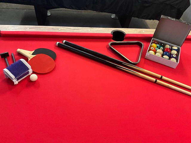 Pooltafel (+ tafeltennis) insport line 7ft - ongebruikt - afbeelding 3 van  10