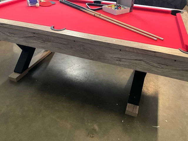 Pooltafel (+ tafeltennis) insport line 7ft - ongebruikt - afbeelding 4 van  10