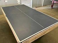 Pooltafel (+ tafeltennis) insport line 7ft rood - afbeelding 7 van  8