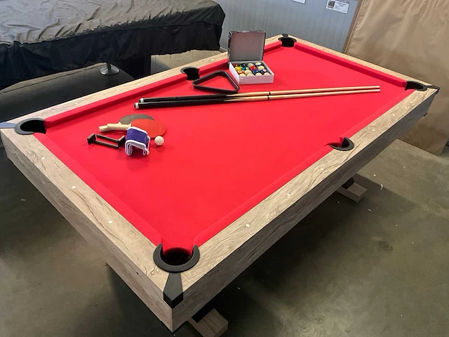 Pooltafel (+ tafeltennis) insport line 7ft - afbeelding 1 van  10