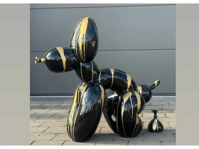 Poop doggy black/gold - afbeelding 1 van  2