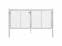 Poort - gegalvaniseerd staal - zilver - afbeelding 2 van  6