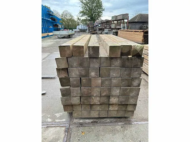 Poortpalen geïmpregneerde grenen - afbeelding 2 van  4