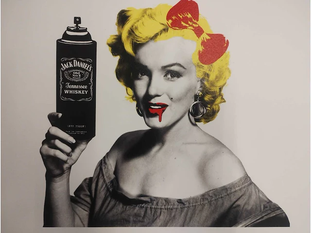 Pop-art jack daniels - afbeelding 1 van  2