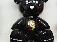 Pop-art racing bear