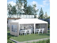 Pop-up opvouwbaar prieel - partytent - 3 x 6 m - afbeelding 1 van  5