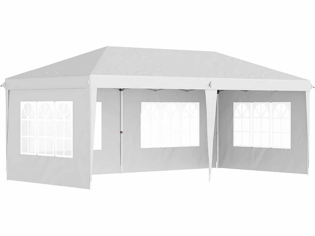 Pop-up opvouwbaar prieel - partytent - 3 x 6 m - afbeelding 2 van  5