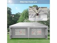 Pop-up opvouwbaar prieel - partytent - 3 x 6 m - afbeelding 5 van  5